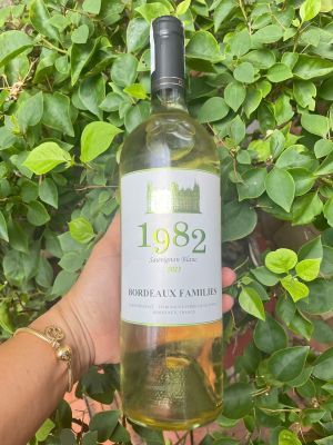 French White Wine 1982 - Borseaaux Families - Wine of France
