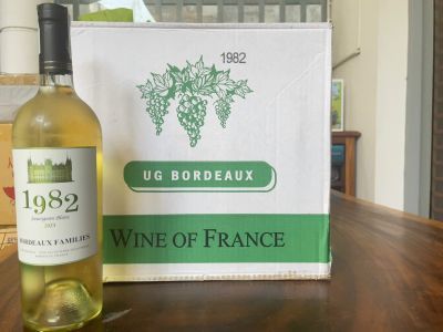French White Wine 1982 - Borseaaux Families - Wine of France