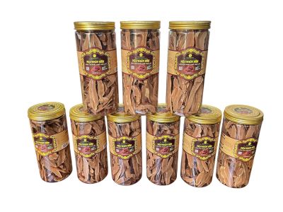 Sliced Japanese Lingzhi 105gr in aluminum sealed plastic jar