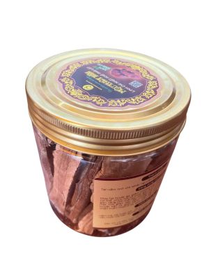 Sliced Japanese Lingzhi 50gr in aluminum sealed plastic jar
