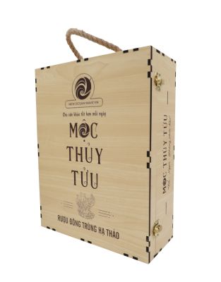 COMBO 02 CHAI RƯỢU ĐÔNG TRÙNG HẠ THẢO MỘC THUỶ TỬU 625 ML