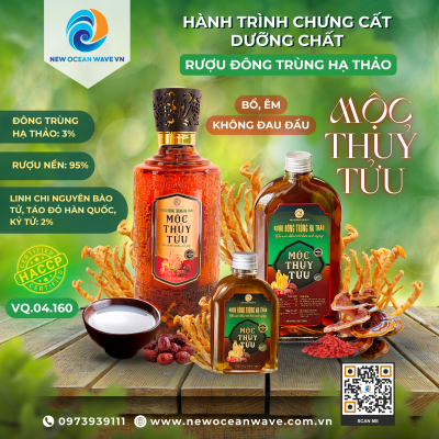 Chai rượu đông trùng hạ thảo chai tròn 625 mL