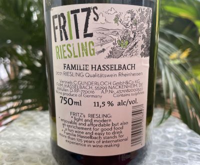 Rượu vang Fritz's Riesling Đức 750 ml