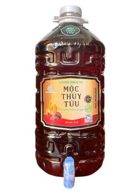 Rượu đông trùng hạ thảo Mộc Thủy Tửu vị nguyên bản - 5L bình nhựa có vòi