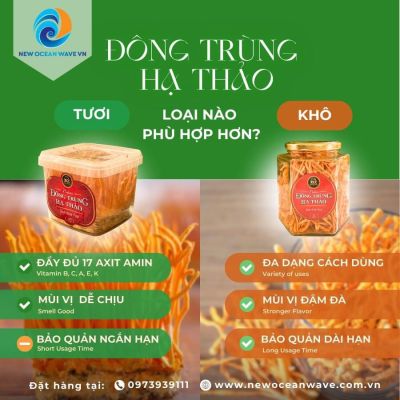 Nấm tươi đông trùng hạ thảo dược liệu XCC 200 GR