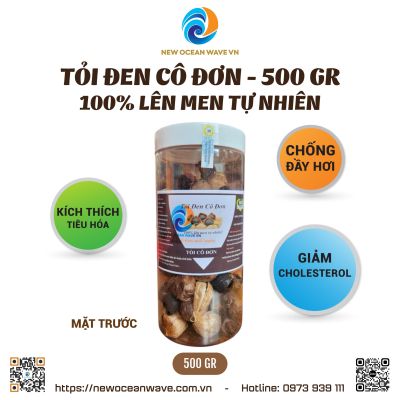 TỎI ĐEN CÔ ĐƠN 500 GR