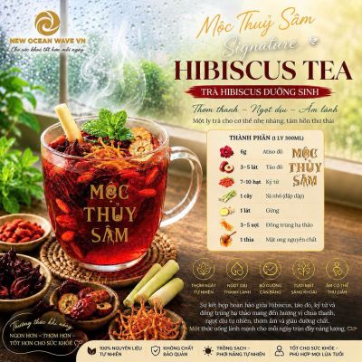 500GR Hoa Atiso Đỏ Sạch Không Chất Bảo Quản – Mộc Thuỷ Sâm