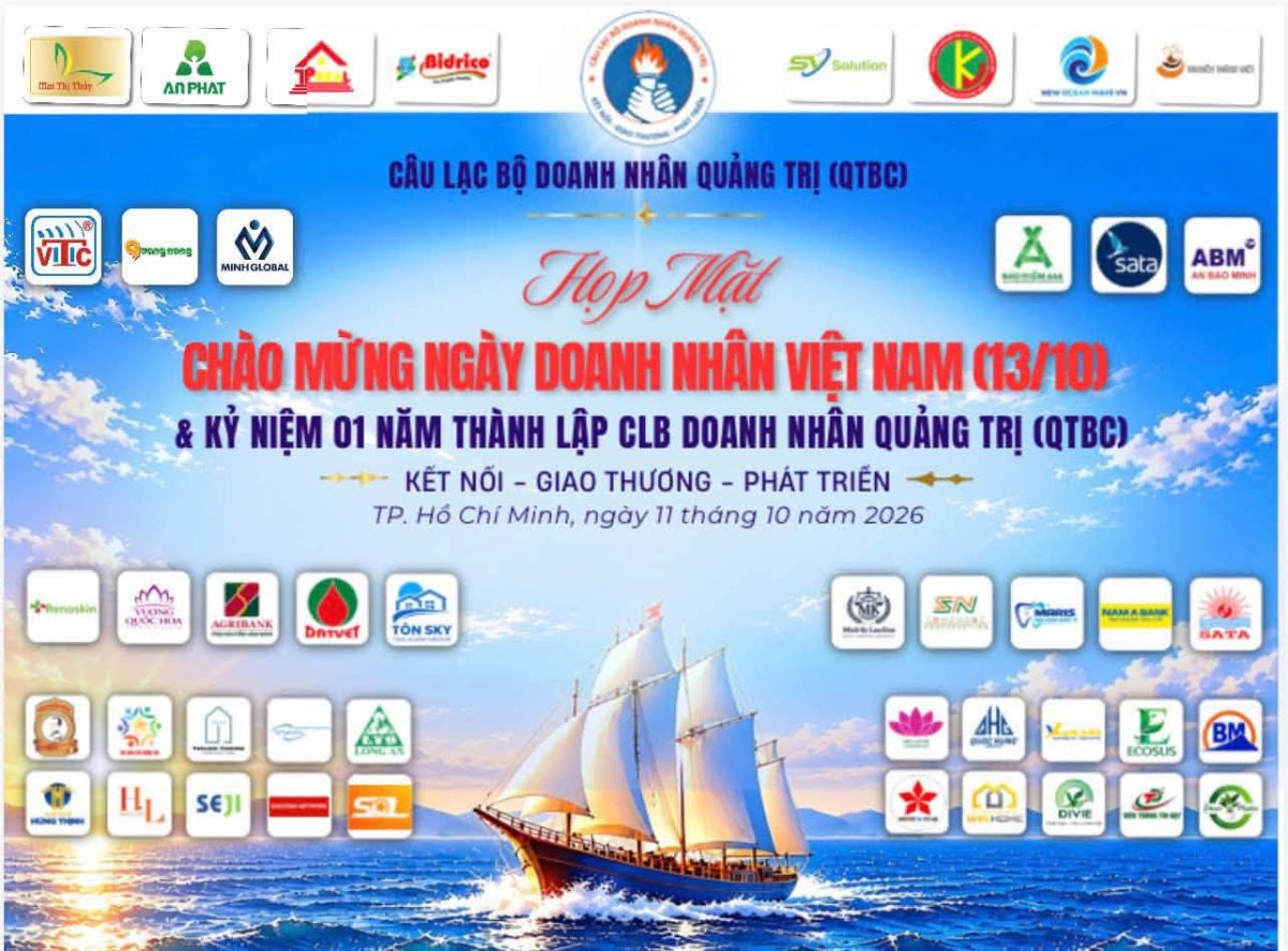MỪNG CLB DOANH NH&Acirc;N QUẢNG TRỊ TR&Ograve;N MỘT TUỔI &ndash; MỘT NĂM ĐỒNG H&Agrave;NH, ĐONG ĐẦY T&Igrave;NH QU&Ecirc;!