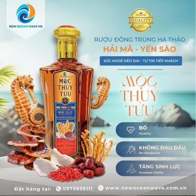 MOC THUY TUU CORDYCEPS SEAHORSE BIRD&#039;S NEST LIQUOR